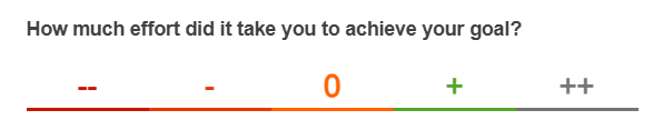 Customer Effort Score customer feedback form
