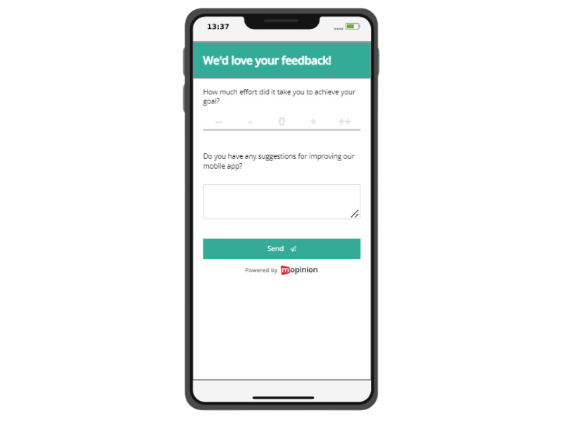 collect user feedback in Cordova apps